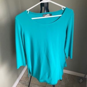 Sympli top beautiful teal colour